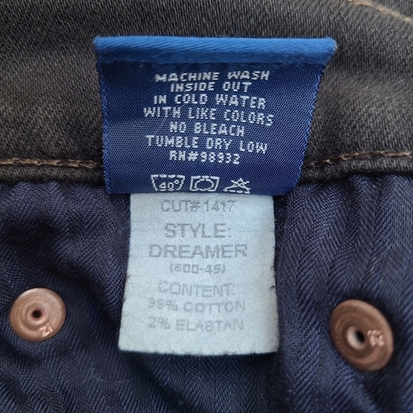 Principle Denim Dreamer Style in Chocolate Python, Size 28 - Picture 12 of 13